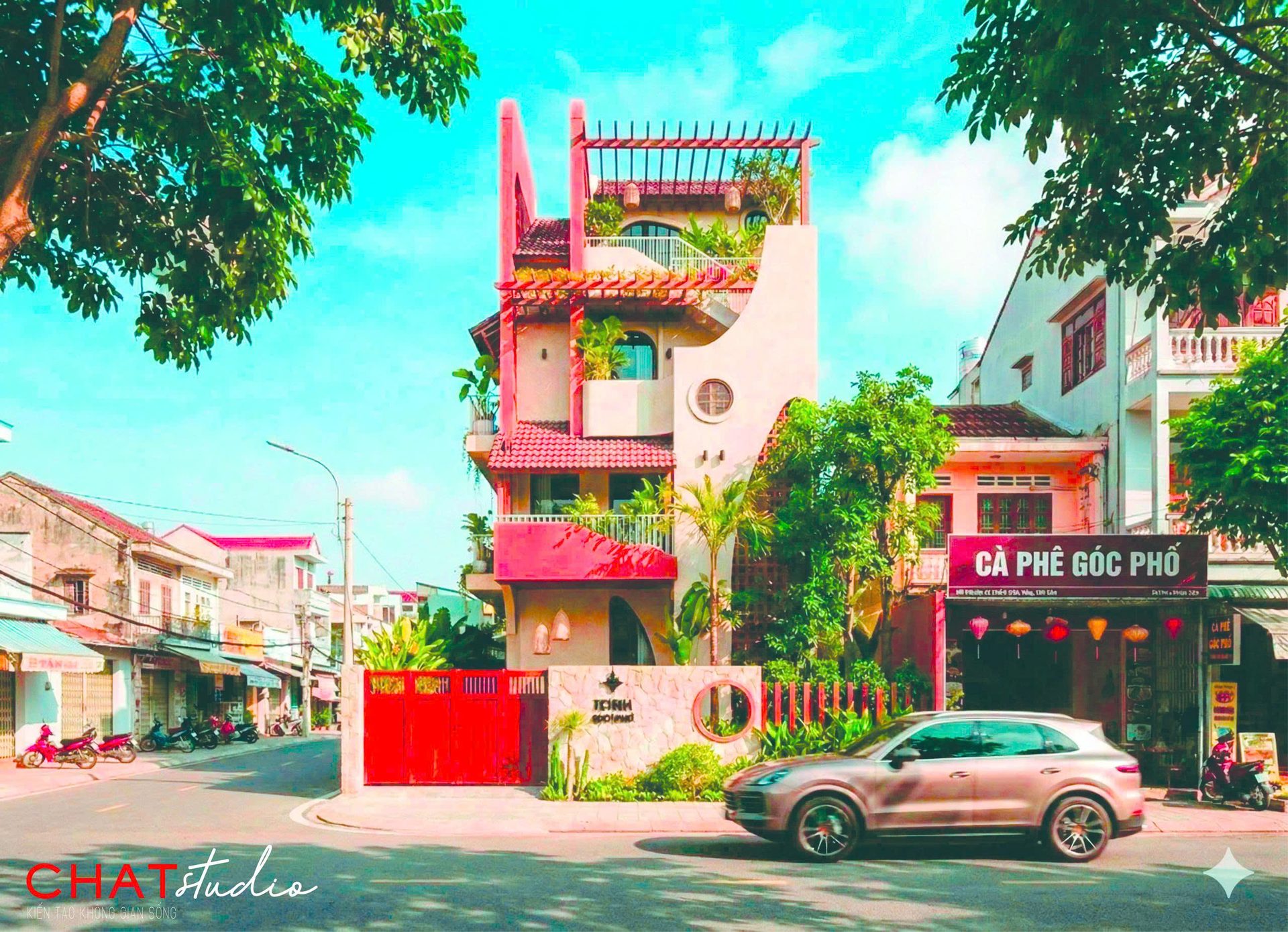 Công trình thực tế hoàn thiện ban ngày